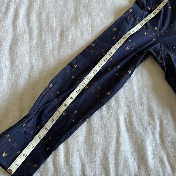 Paul Smith Soho Navy Safety Pin Print Long Sleeve Button Down Shirt 16.5/41 - Picture 5 of 14